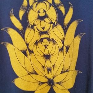 Soul flower radiate tank women's L NWT